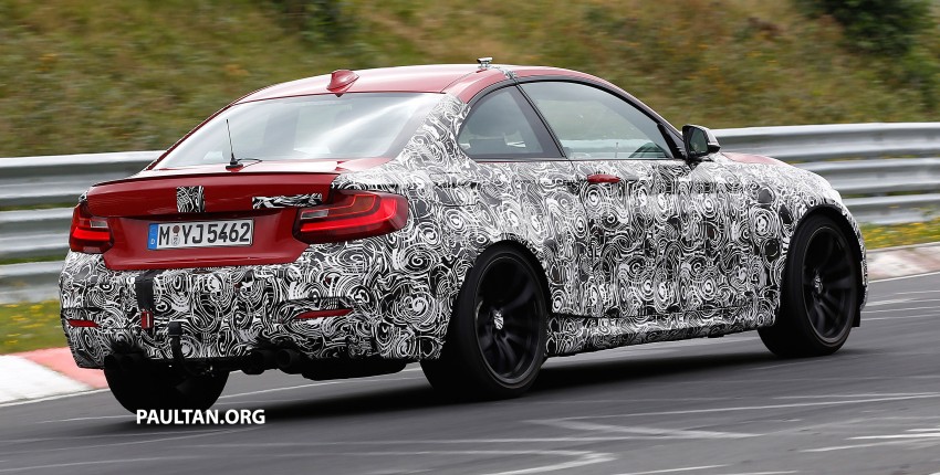 SPYSHOTS: BMW M2 Coupe prototype seen on the ‘Ring wearing production M bumper 268731