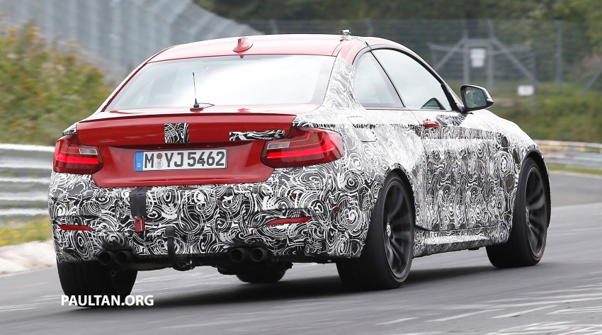 SPYSHOTS: BMW M2 Coupe prototype seen on the ‘Ring wearing production M bumper 268732