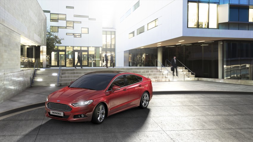 New Ford Mondeo for Europe: introduces new safety systems, twin turbo diesel and a hybrid powertrain 276443