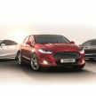 New Ford Mondeo for Europe: introduces new safety systems, twin turbo diesel and a hybrid powertrain