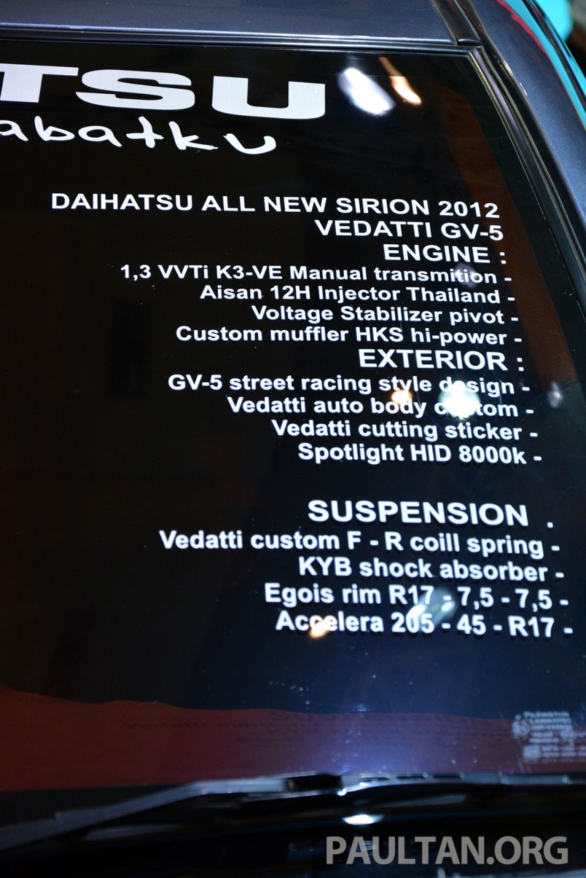 IIMS 2014: Daihatsu Sirion – modded Indonesian Myvis 275995
