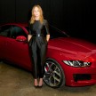 Jaguar XE rocks a Stella McCartney outfit for Paris