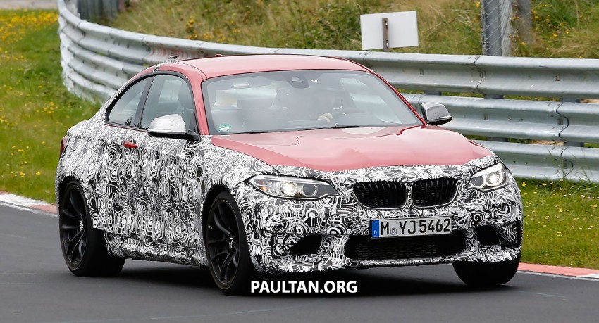 SPYSHOTS: BMW M2 Coupe prototype seen on the ‘Ring wearing production M bumper 268729