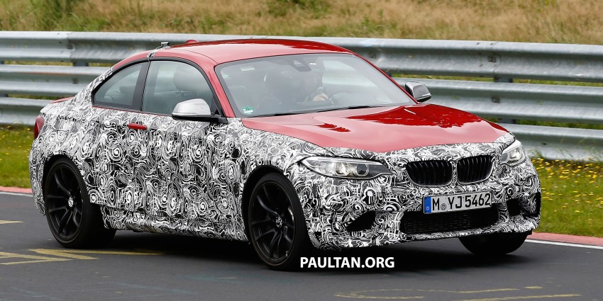 SPYSHOTS: BMW M2 Coupe prototype seen on the ‘Ring wearing production M bumper 268724