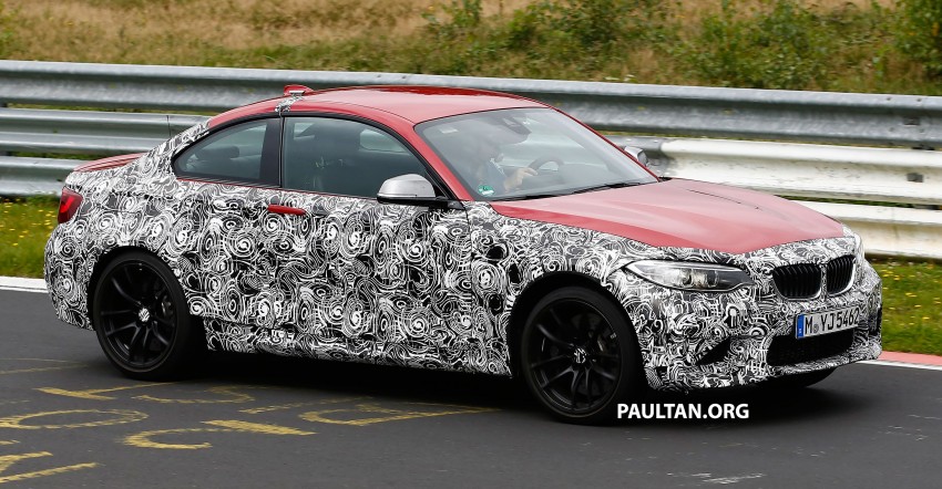 SPYSHOTS: BMW M2 Coupe prototype seen on the ‘Ring wearing production M bumper 268723
