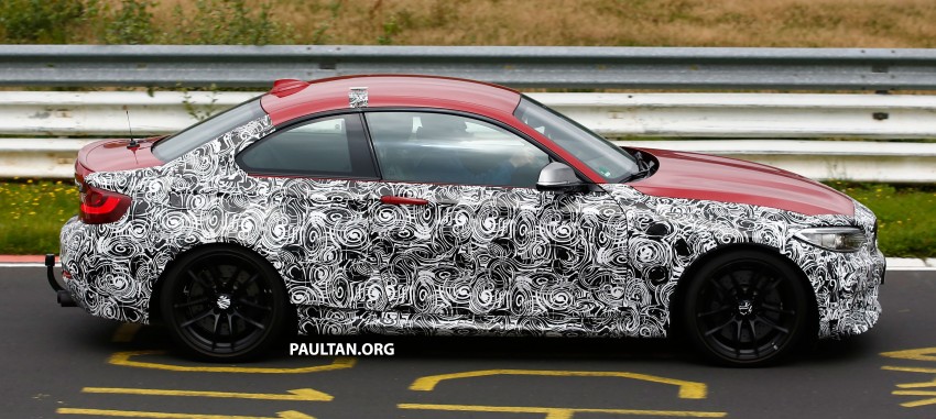 SPYSHOTS: BMW M2 Coupe prototype seen on the ‘Ring wearing production M bumper 268728