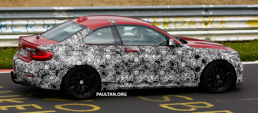 SPYSHOTS: BMW M2 Coupe prototype seen on the ‘Ring wearing production M bumper 268727