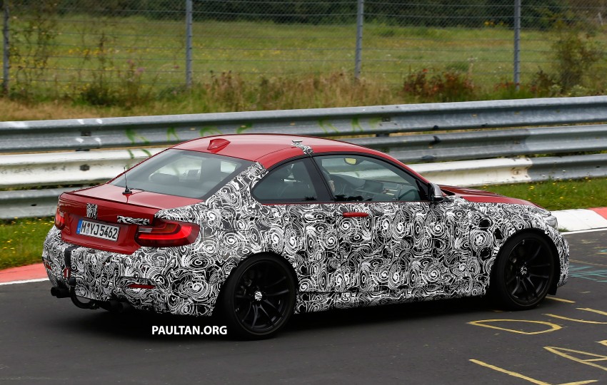 SPYSHOTS: BMW M2 Coupe prototype seen on the ‘Ring wearing production M bumper 268726