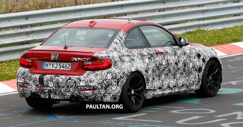 SPYSHOTS: BMW M2 Coupe prototype seen on the ‘Ring wearing production M bumper 268725
