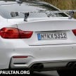 SPYSHOTS: BMW M4 with big wing and light camo sighted – could this be a tuned up BMW M4 GTS?