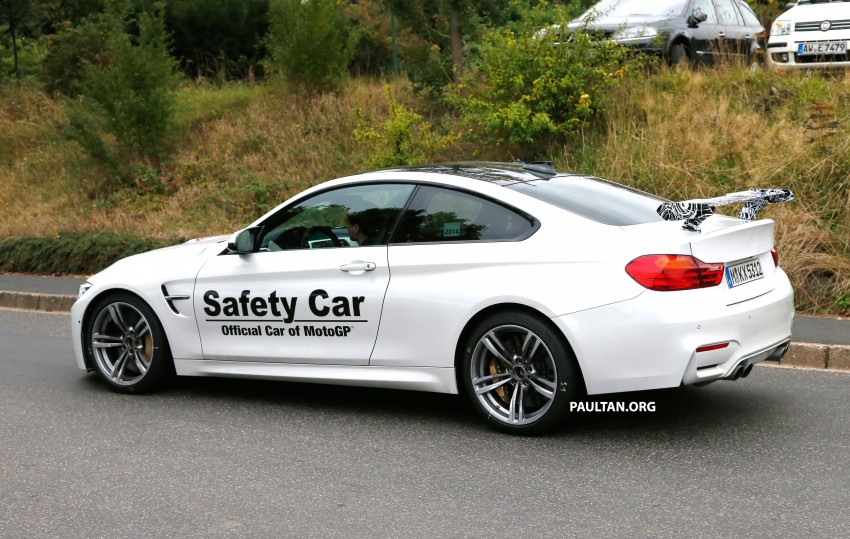 SPYSHOTS: BMW M4 with big wing and light camo sighted – could this be a tuned up BMW M4 GTS? 270813