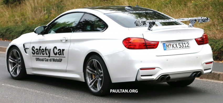 SPYSHOTS: BMW M4 with big wing and light camo sighted – could this be a tuned up BMW M4 GTS? 270823