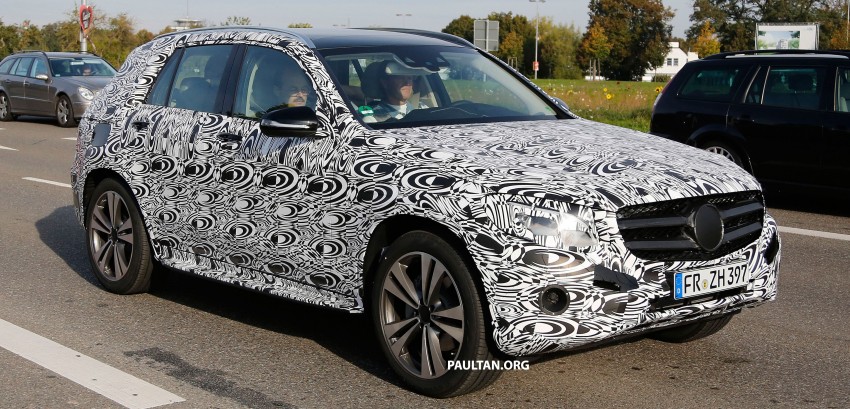 SPYSHOTS: Mercedes-Benz GLK prototype now wearing production headlamps and tail lamps 281927