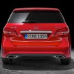 Mercedes-Benz B-Class facelift – upgraded inside out