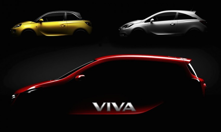 New Viva teased – affordable city car by Vauxhall/Opel 270534