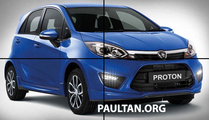 New Proton PCC hatchback teaser image in blue! 269625
