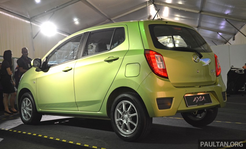 Perodua Axia launched – final prices lower than estimated, from RM24,600 to RM42,530 on-the-road 271748