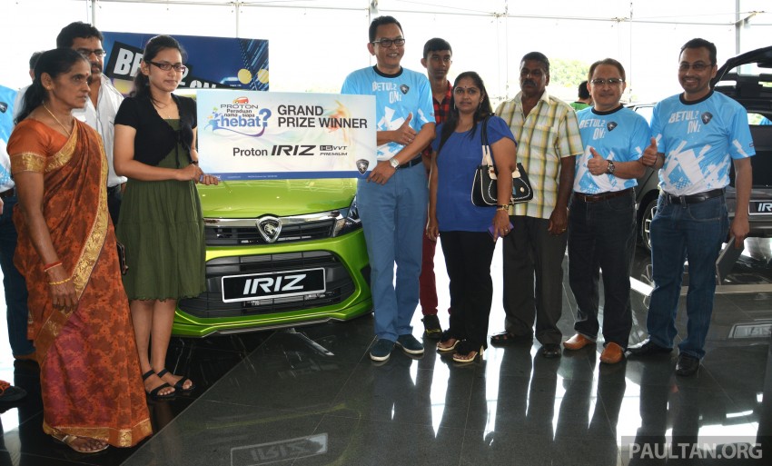 Proton <em>‘Nama Siapa Hebat’</em> contest winner announced – 20-year-old Rishalaini wins a Proton Iriz 1.6 Premium 275578