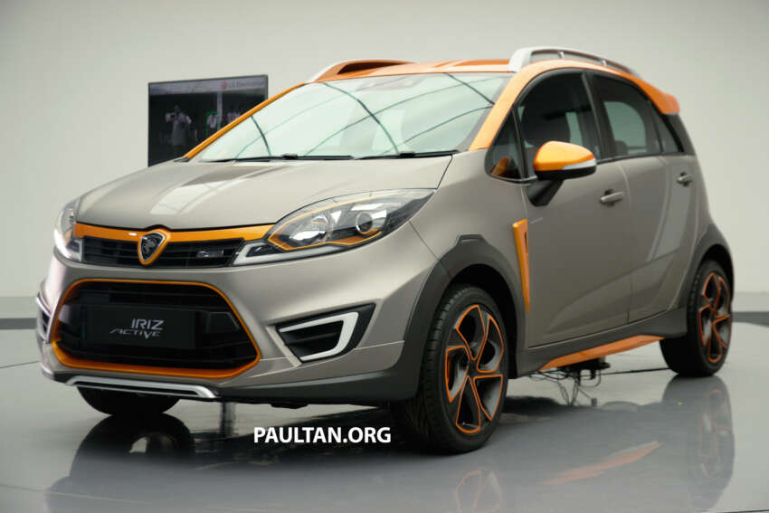 Proton Iriz Active concept unveiled with crossover looks, high-tech additions – production possible 275645