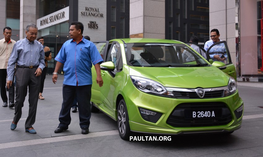 Proton PCC undisguised – driven by Tun Mahathir 271562