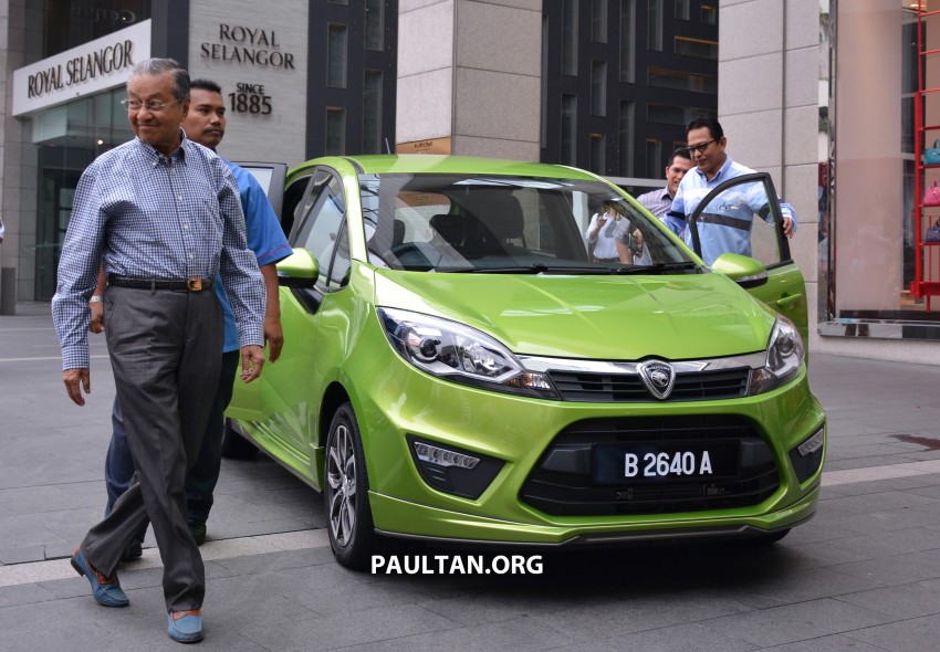 Proton PCC undisguised – driven by Tun Mahathir 271564