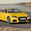 Audi TT Roadster – first official details and photos
