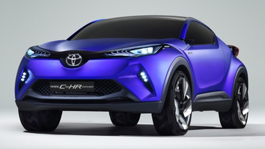 Toyota C-HR Concept SUV: first images released 273910