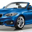 BMW 2 Series Convertible with M Sport pack revealed