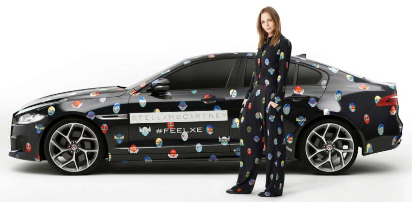 Jaguar XE rocks a Stella McCartney outfit for Paris 274136