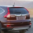 2015 Honda CR-V facelift – 2.4 i-VTEC with CVT for the US, and 1.6 i-DTEC with nine-speed auto for Europe