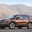 2015 Honda CR-V facelift – 2.4 i-VTEC with CVT for the US, and 1.6 i-DTEC with nine-speed auto for Europe