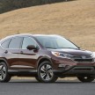 2015 Honda CR-V facelift – 2.4 i-VTEC with CVT for the US, and 1.6 i-DTEC with nine-speed auto for Europe