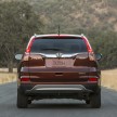 2015 Honda CR-V facelift – 2.4 i-VTEC with CVT for the US, and 1.6 i-DTEC with nine-speed auto for Europe