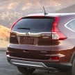 2015 Honda CR-V facelift – 2.4 i-VTEC with CVT for the US, and 1.6 i-DTEC with nine-speed auto for Europe