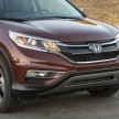 2015 Honda CR-V facelift – 2.4 i-VTEC with CVT for the US, and 1.6 i-DTEC with nine-speed auto for Europe