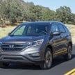 2015 Honda CR-V facelift – 2.4 i-VTEC with CVT for the US, and 1.6 i-DTEC with nine-speed auto for Europe