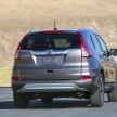 2015 Honda CR-V facelift – 2.4 i-VTEC with CVT for the US, and 1.6 i-DTEC with nine-speed auto for Europe