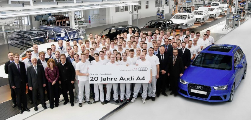 Twenty years of Audi A4 – next-gen B9 due next year 284432