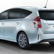 Toyota Prius v facelift debuts at the LA motor show
