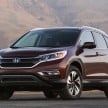 2015 Honda CR-V facelift – 2.4 i-VTEC with CVT for the US, and 1.6 i-DTEC with nine-speed auto for Europe