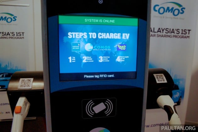 COMOS at IGEM 2014: EV car-sharing service to begin early November with four charging stations in KL