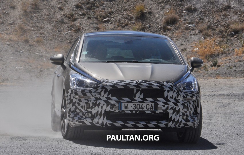 SPYSHOT: Facelifted Citroen DS5 shows its new nose 280732