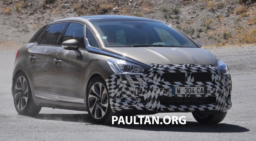 SPYSHOT: Facelifted Citroen DS5 shows its new nose 280725