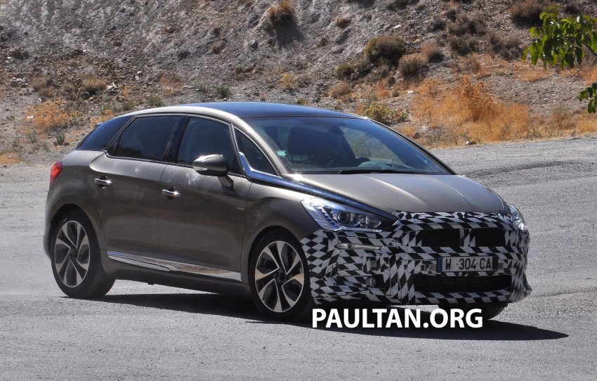 SPYSHOT: Facelifted Citroen DS5 shows its new nose 280727