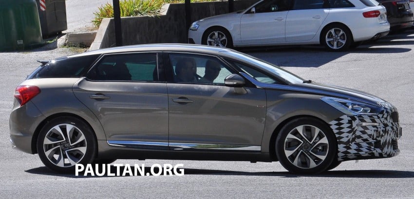 SPYSHOT: Facelifted Citroen DS5 shows its new nose 280728