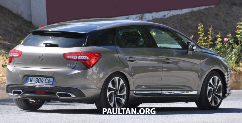SPYSHOT: Facelifted Citroen DS5 shows its new nose 280729