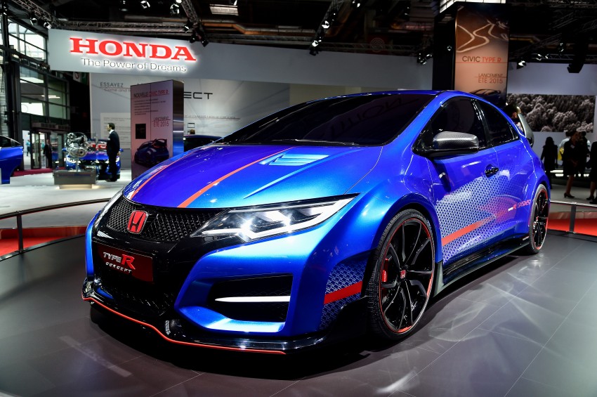 Honda Civic Type R Concept live on the Paris stand! 277785