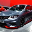 Nissan Pulsar Nismo Concept unveiled at Paris show – one step closer to taking on the Golf GTI