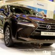 Lexus NX to be launched next month, from RM300k