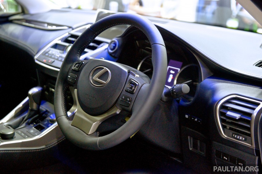 Lexus NX 300h on display at IGEM 2014 in KLCC 281015